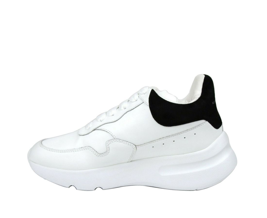 Alexander McQueen Alexander McQueen Femmes Sneaker en cuir blanc en cuir blanc