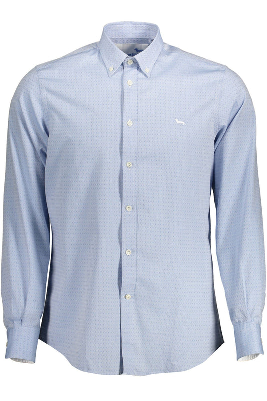 Harmont & Blaine Light Blue Cotton Regular Fit Shirt