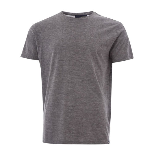 Lardini Elegant Gray Wool T-Shirt for Men