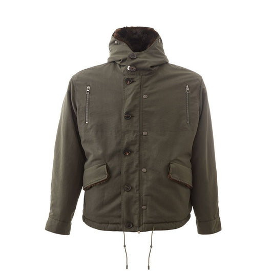 Lardini Elegant Army Cotton Men's Jacket