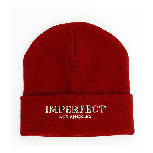Chapeau acrylique rouge imparfait