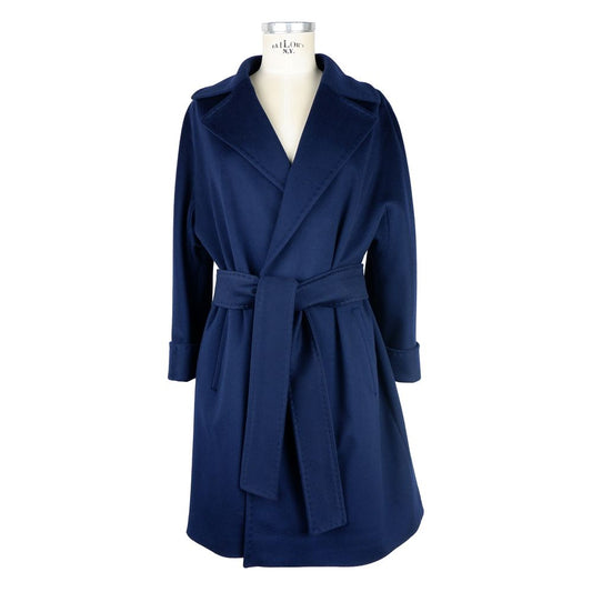 Made in Italia Blue Wool Vergine Jackets & Coat