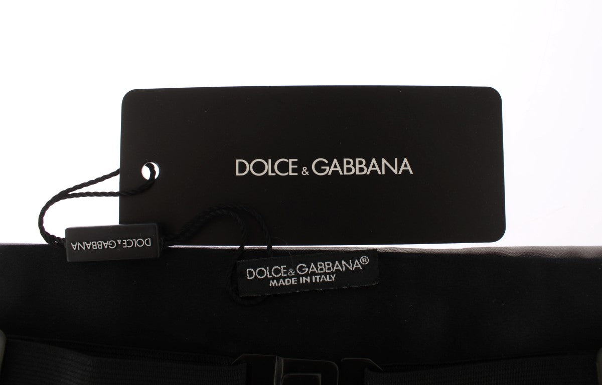 Dolce & Gabbana Silver Wide Belt Belk Cummerbund