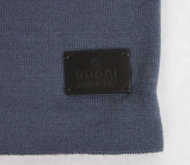Gucci unisexe borgogne baignoire en laine bleu bonnet en tricot moyen
