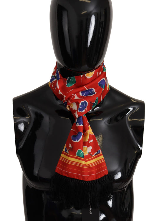 Dolce & Gabbana Multicolor DG Regenschirme Druckschal -Randschal