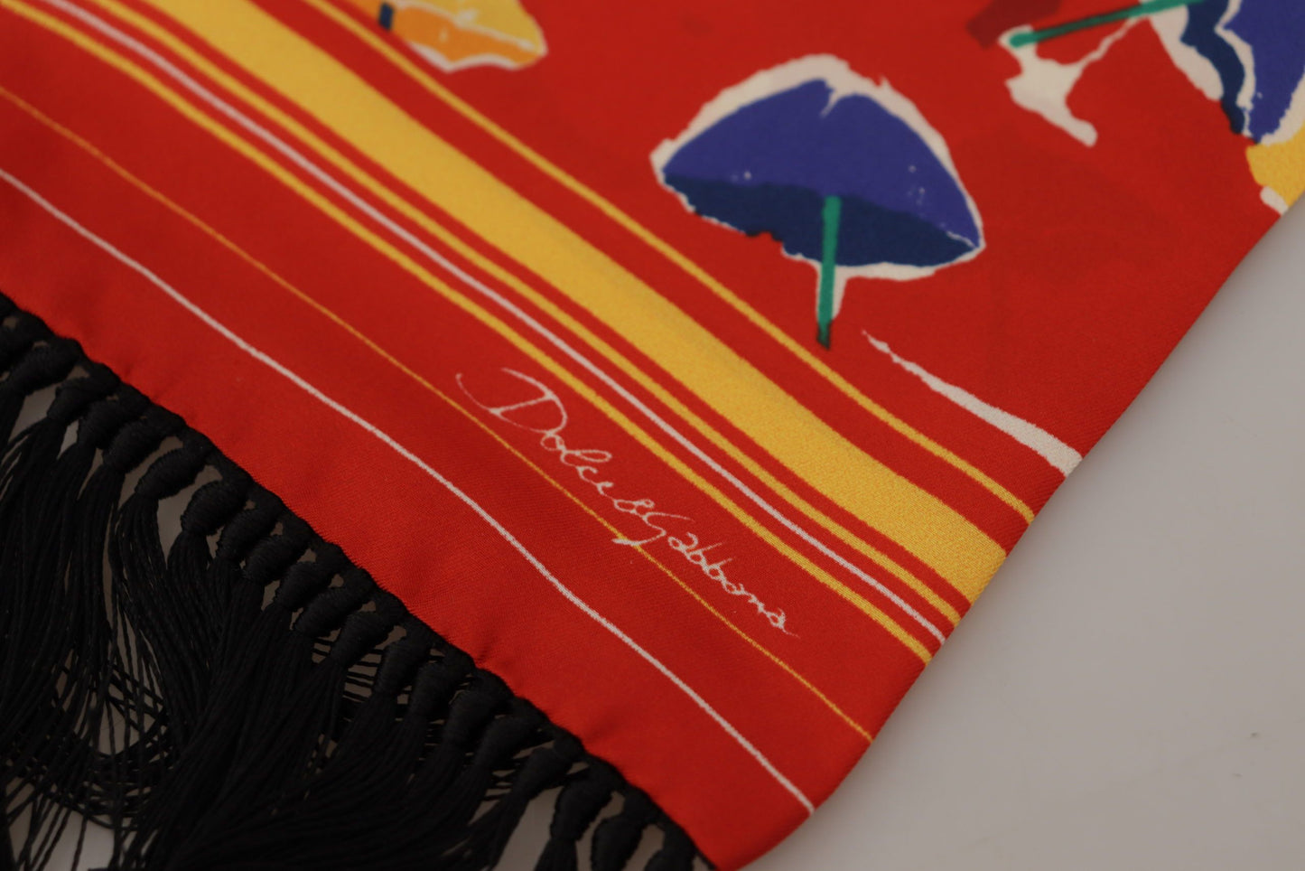 Dolce & Gabbana Multicolor DG Regenschirme Druckschal -Randschal