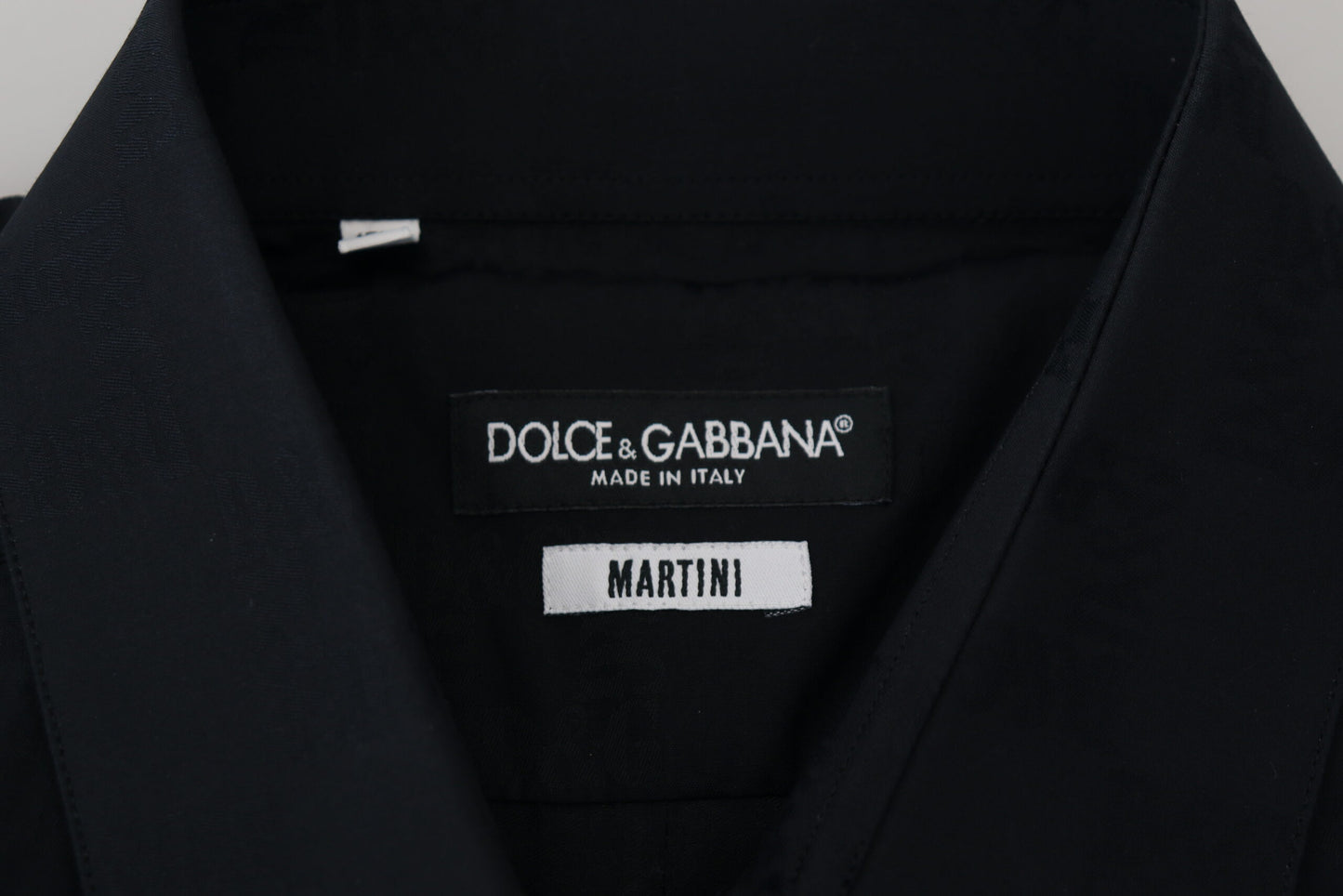 Dolce & Gabbana Robe en coton noir