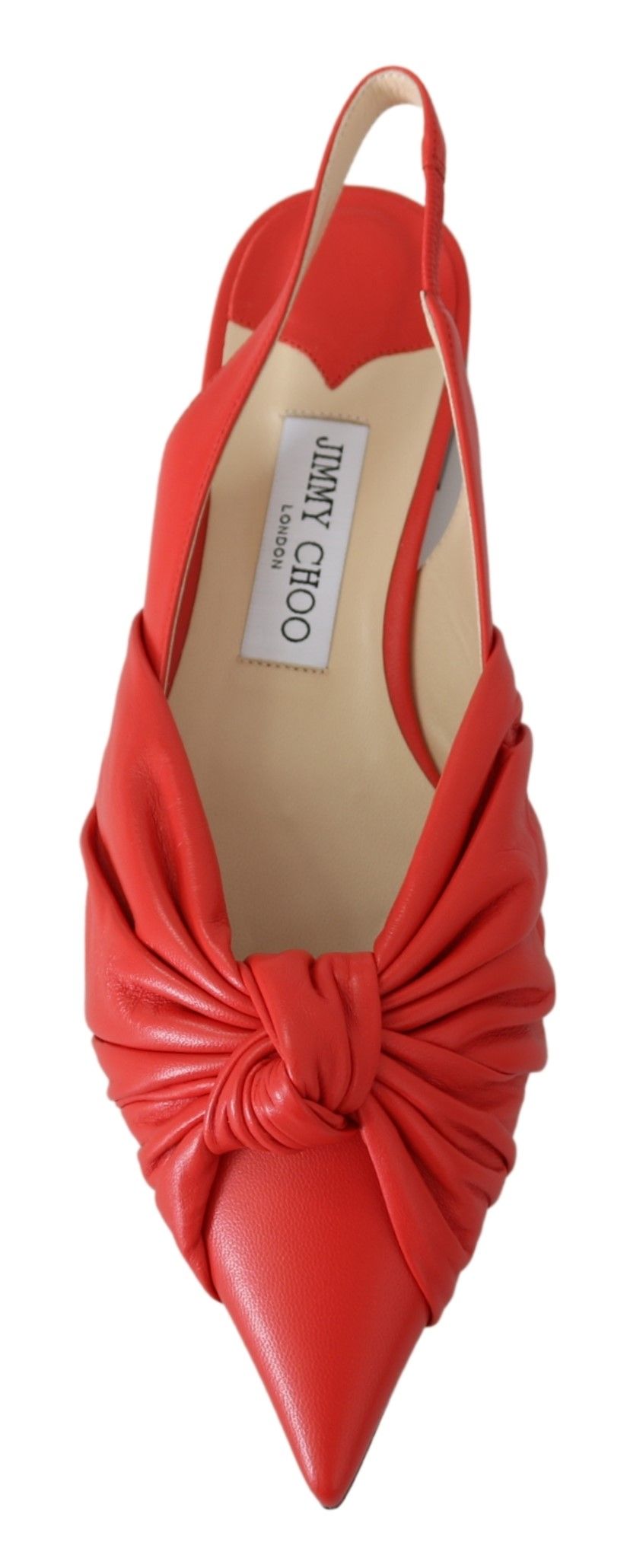 Jimmy Choo Annabell Flat Chilli Leather Shoest
