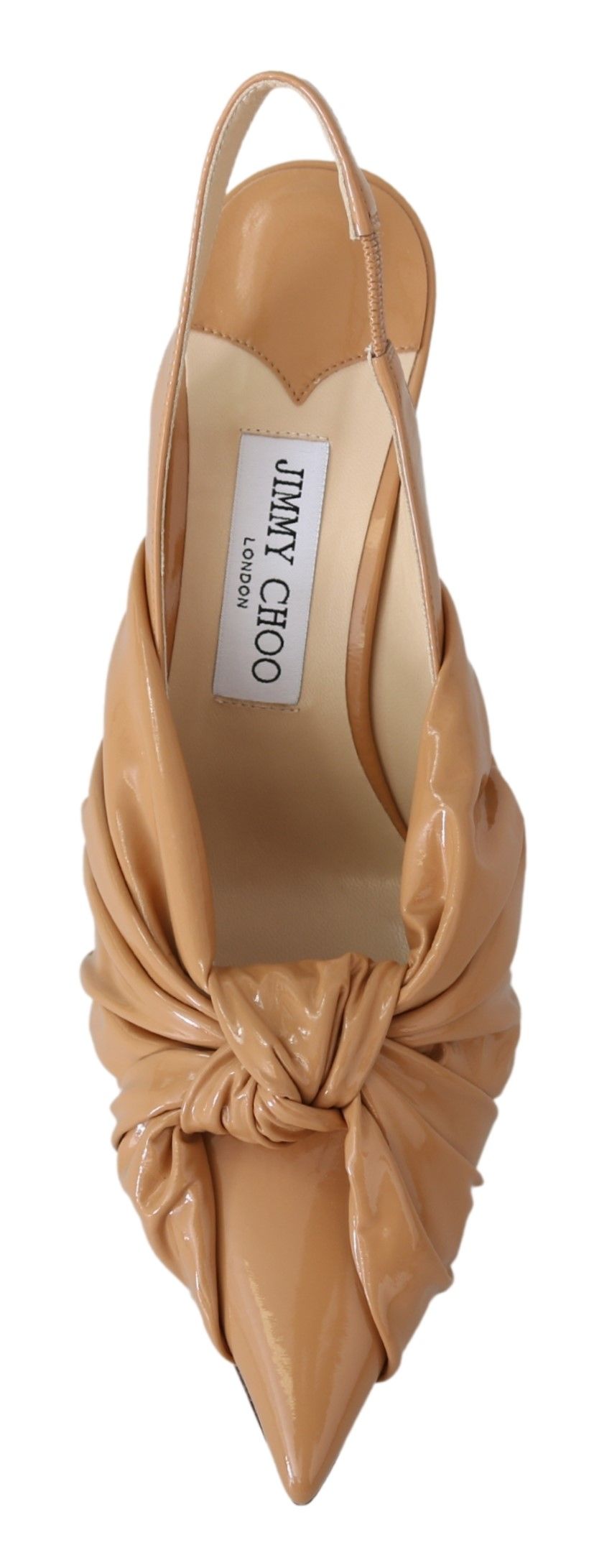 Jimmy Choo Caramel Brown Leather Annabell 85 Pompes