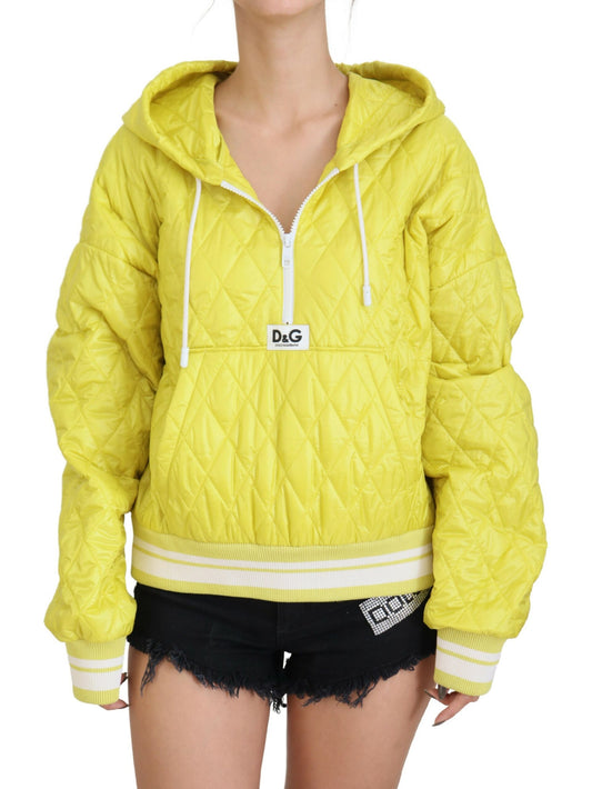 Dolce & Gabbana Yellow Nylon Triphed Pullover Tullover