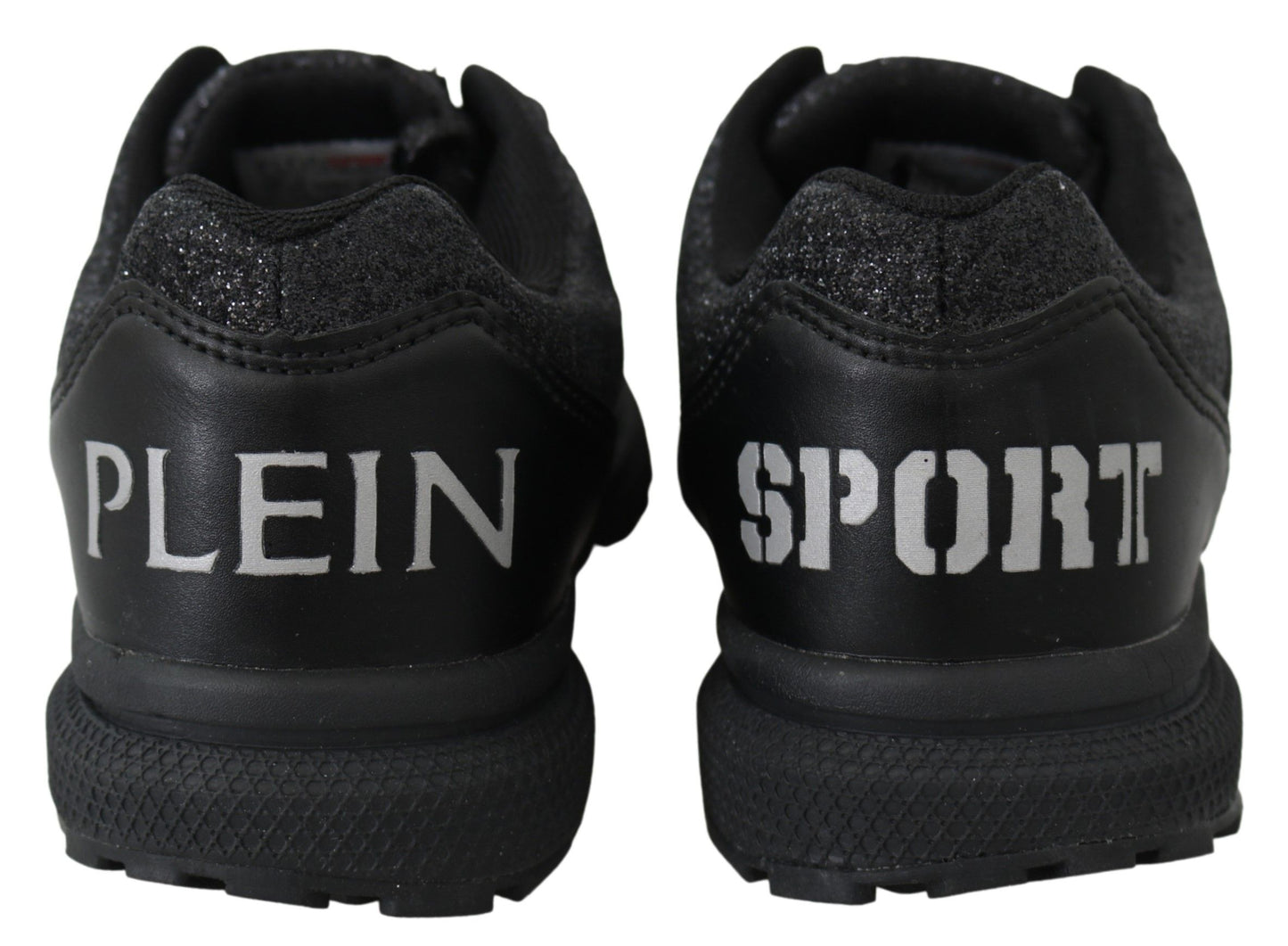 Plein Sport Black Polyester Runner Jasmins Sneakers Chaussures