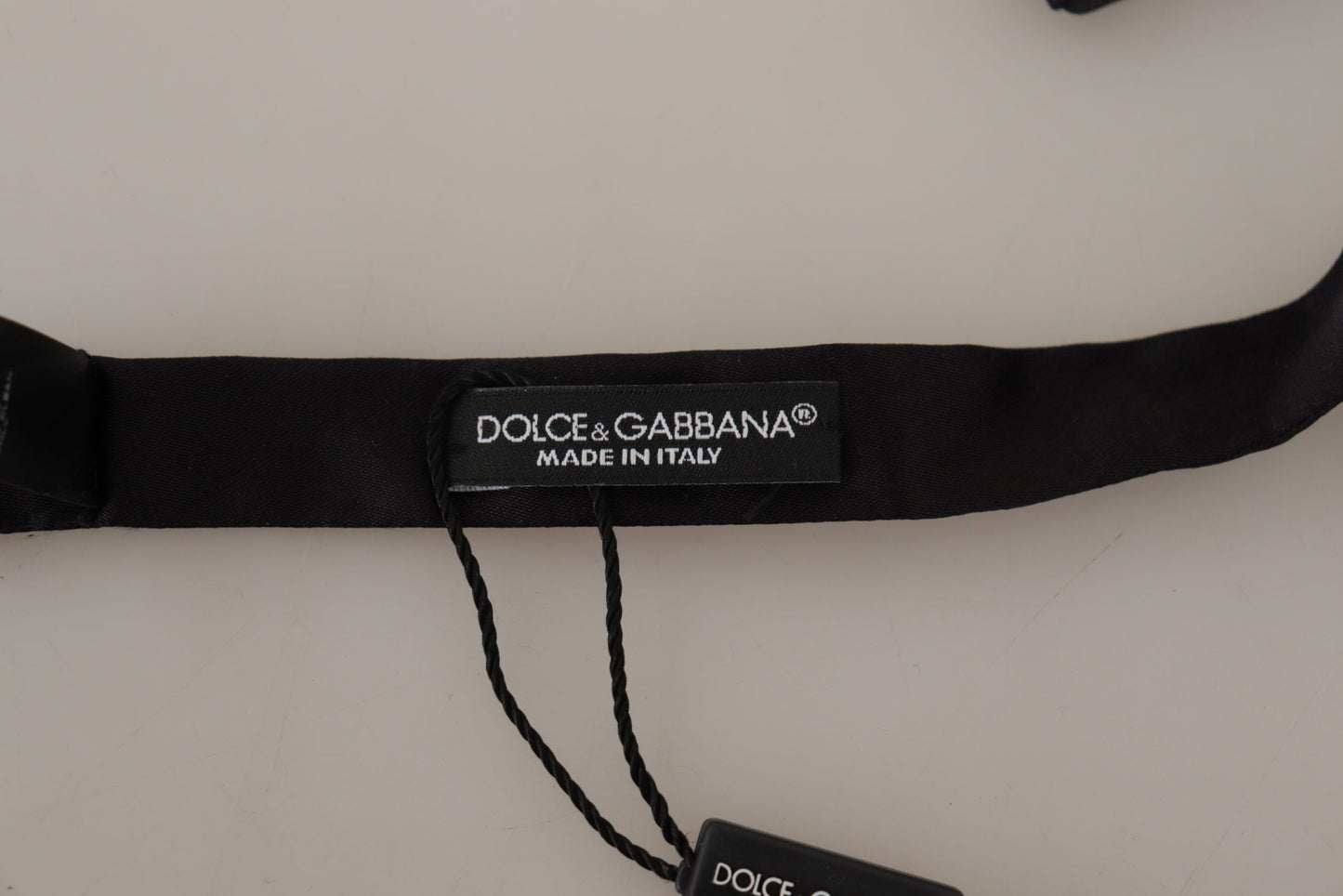 Dolce & Gabbana Multicolor -Muster 100% Seidenhals Papillon Fliege