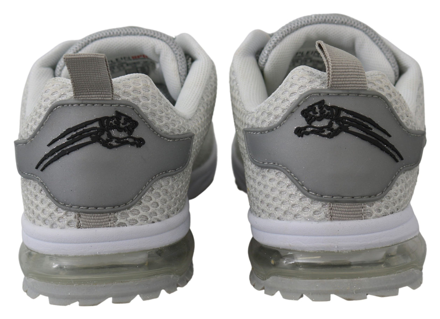 Plein Sport Silver Polyester Gretel Sneakers Chaussures