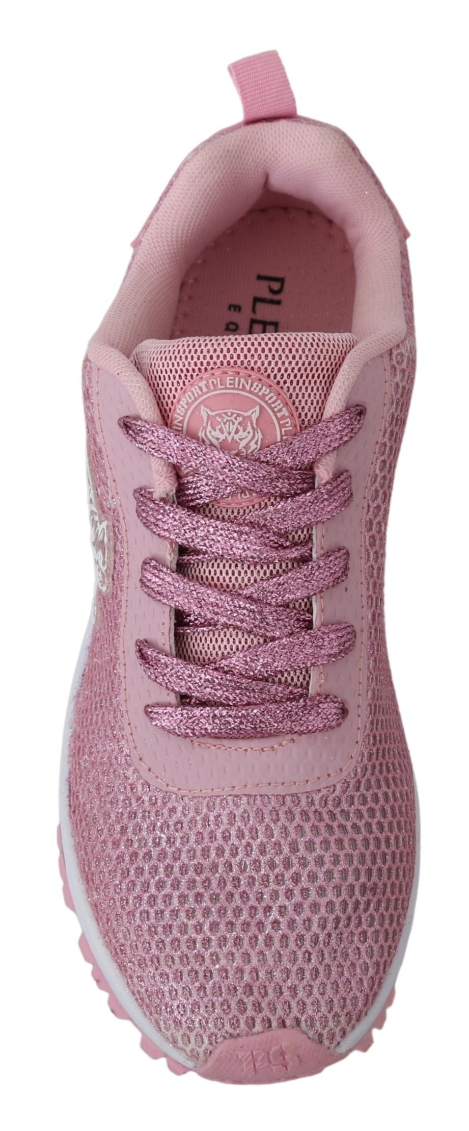 Plein Sport Pink Blush Polyester Gretel Sneakers Chaussures