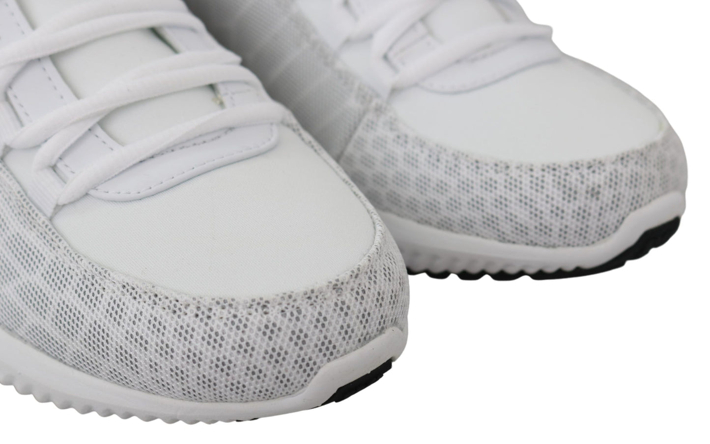 Plein Sport White Polyester Adrian Sneakers Chaussures