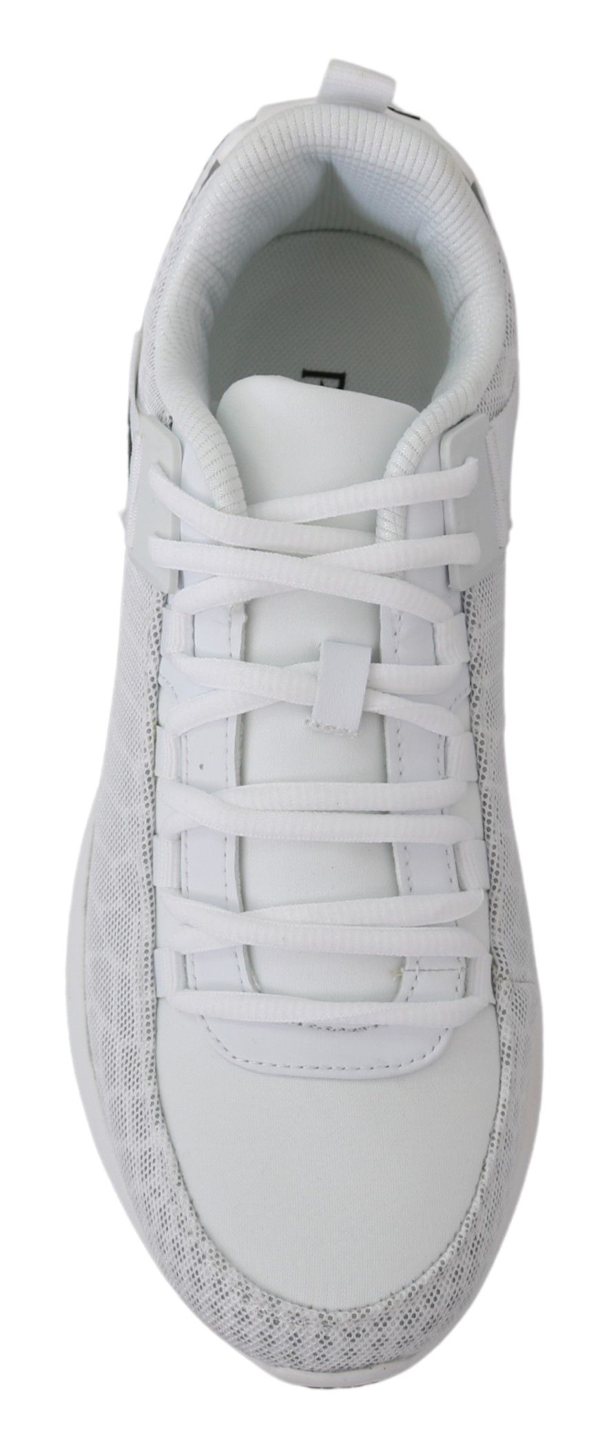 Plein Sport White Polyester Adrian Sneakers Chaussures