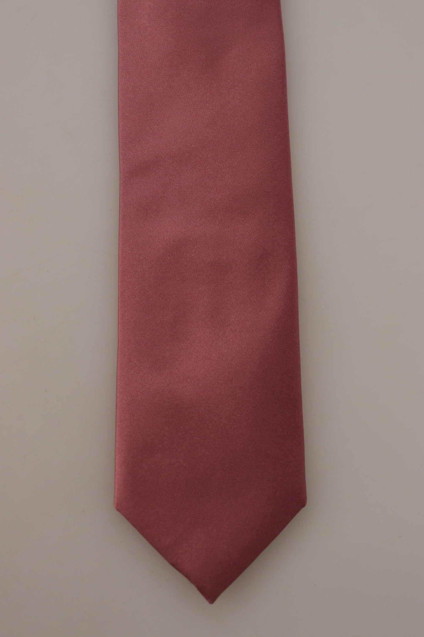 Dolce & Gabbana rose solide imprimer en soie à cravate à cravate réglable