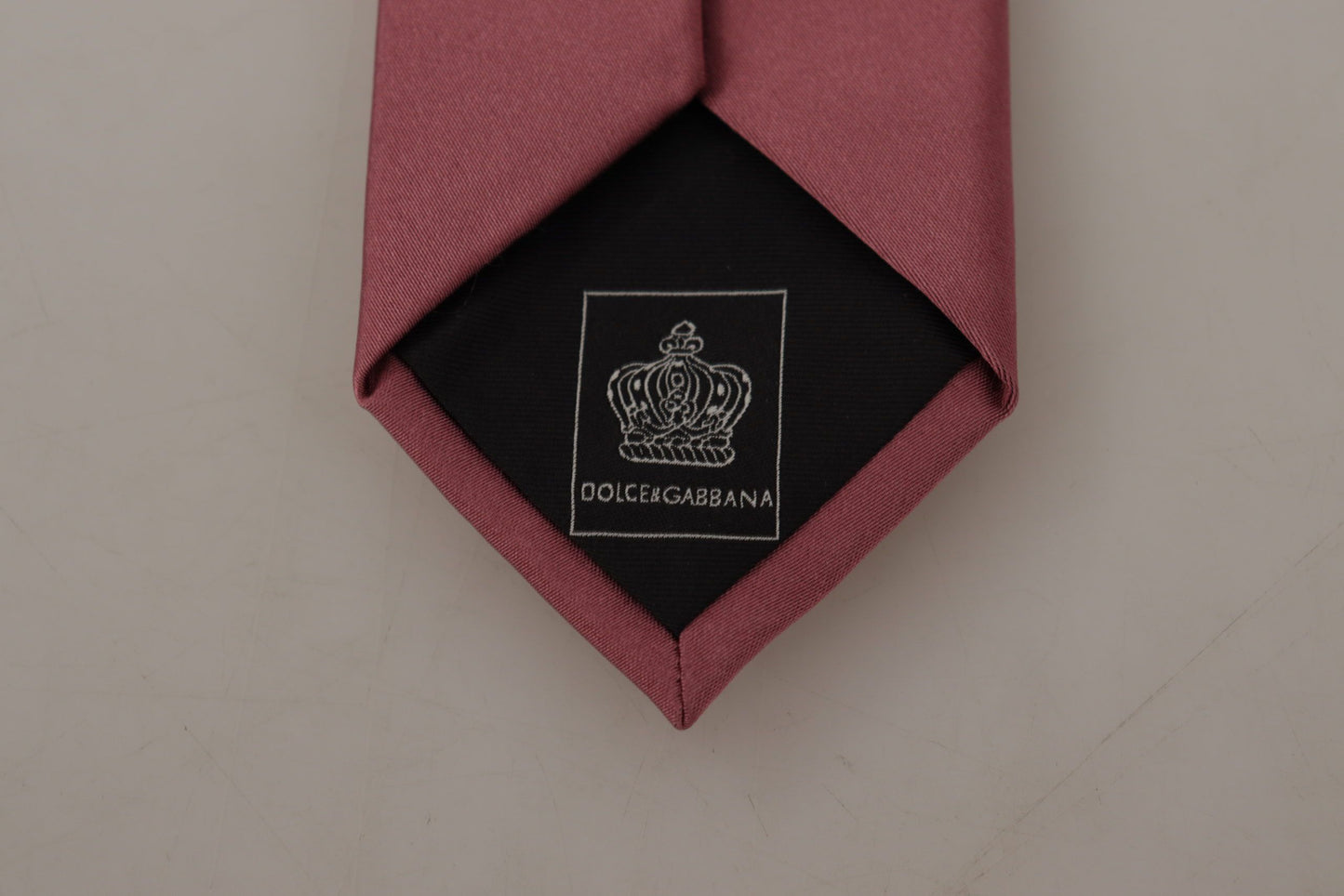 Dolce & Gabbana Elegant Pink Silk Bow Tie