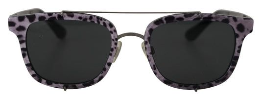Dolce & Gabbana Purpur Leopard Metall Rahmen Frauen Schatten DG2175 Sonnenbrille
