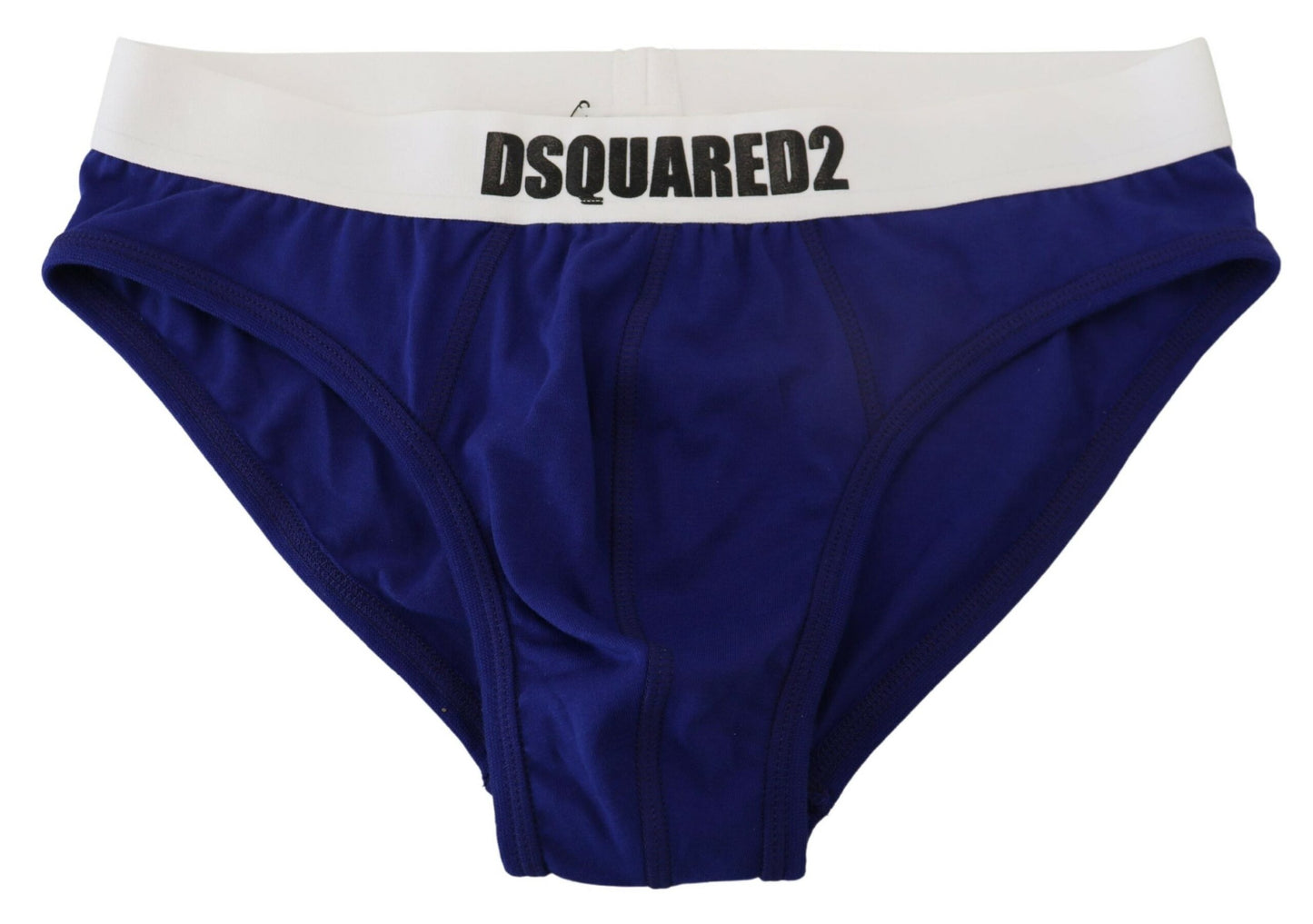 Dsquared ² logo bianco blu cotone tratto da uomo breve biancheria intima
