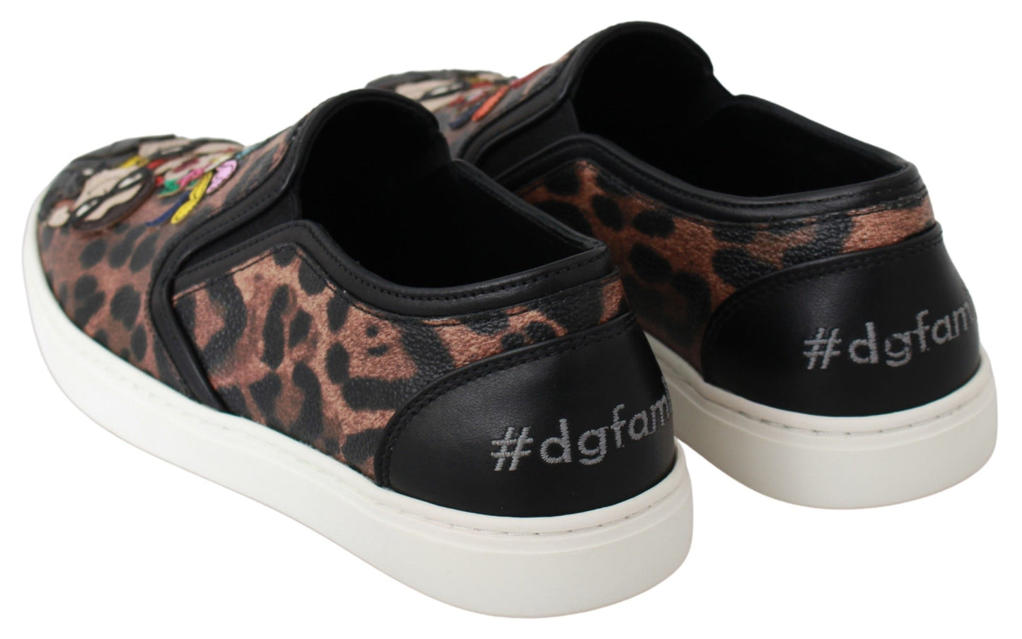 Dolce & Gabbana Leder Leopard #dgfamily Slaafers Schuhe