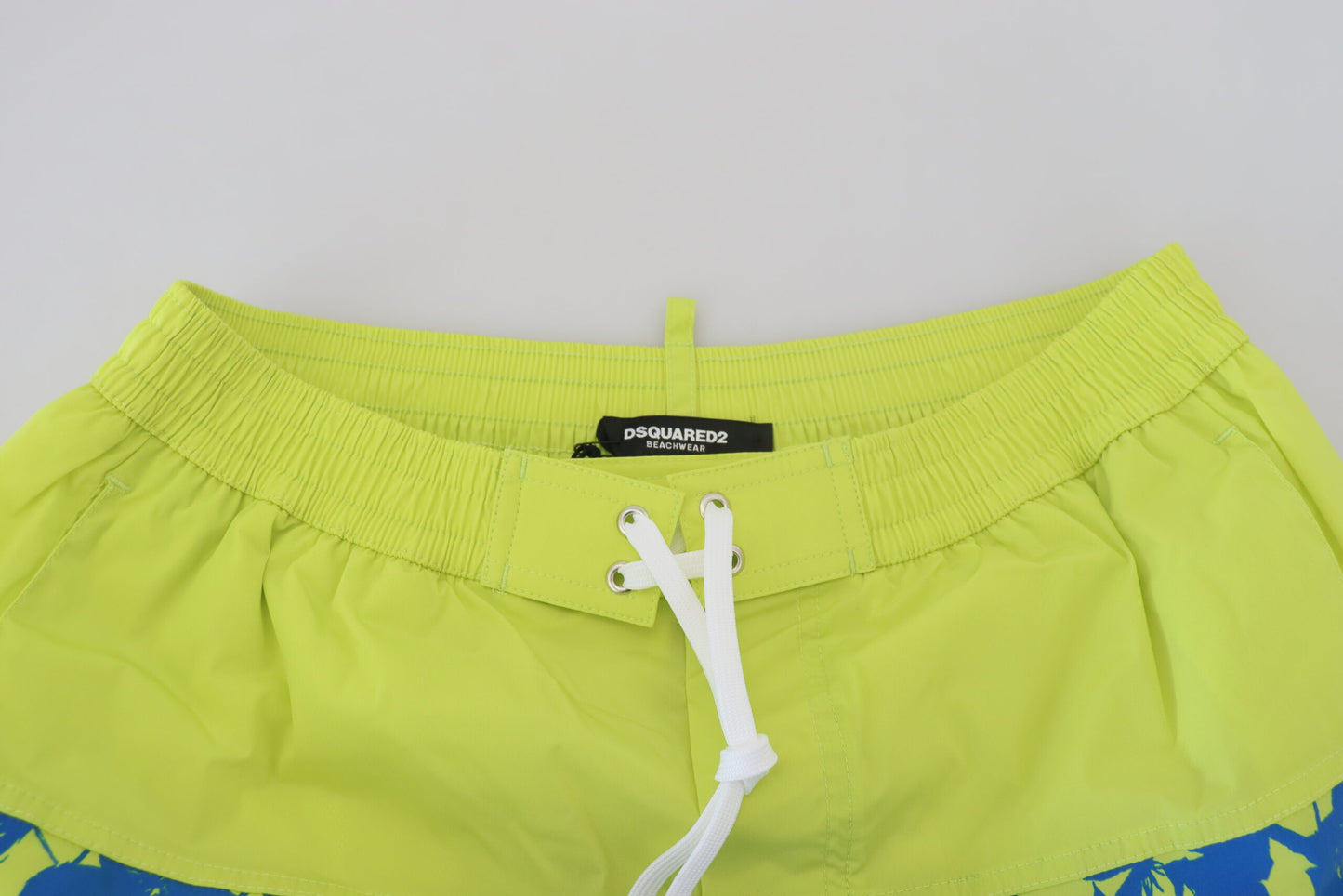 Dsquared ² blu verde stampa stampa uomo shorts shorts costume da bagno
