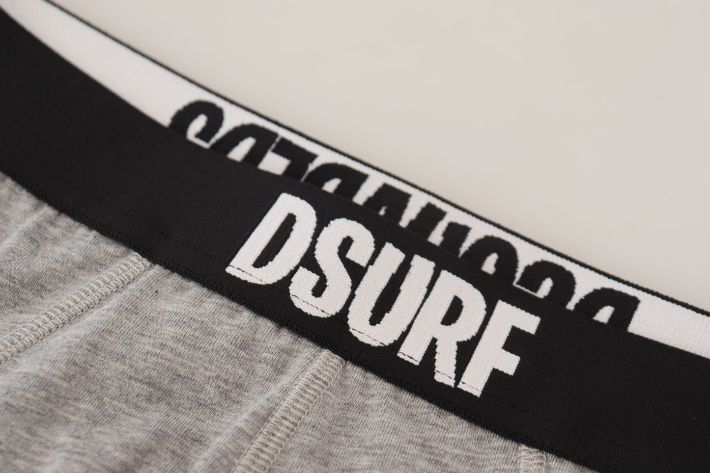 Dsquared² gris dsurf logo coton stretch men met sous-vêtements