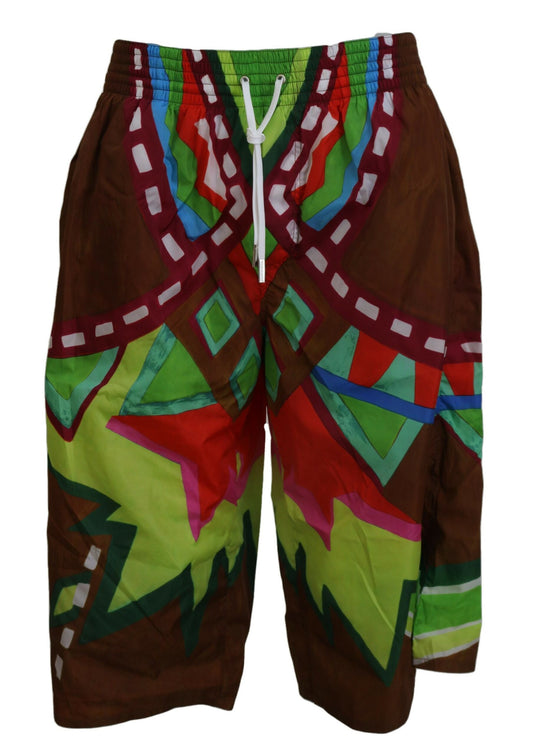 Dsquared² mehrfarbig gedruckte Männer Beachwear -Shorts Badebekleidung