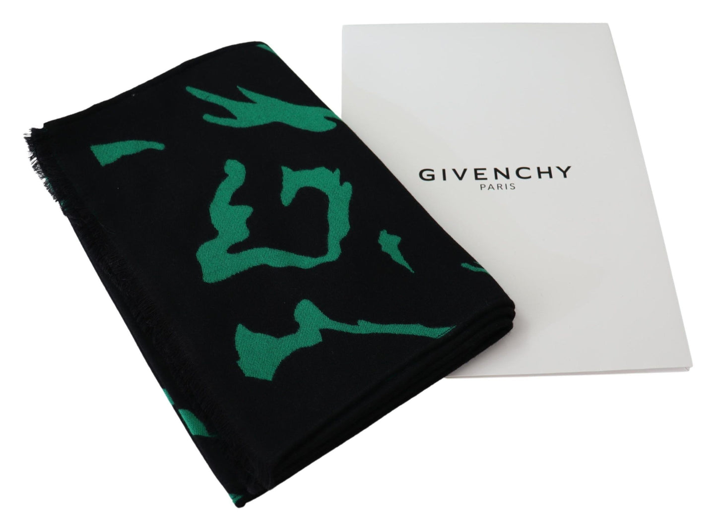Givenchy Black Green Unisexe Unisexe Winter Scarf Wrap Wrap