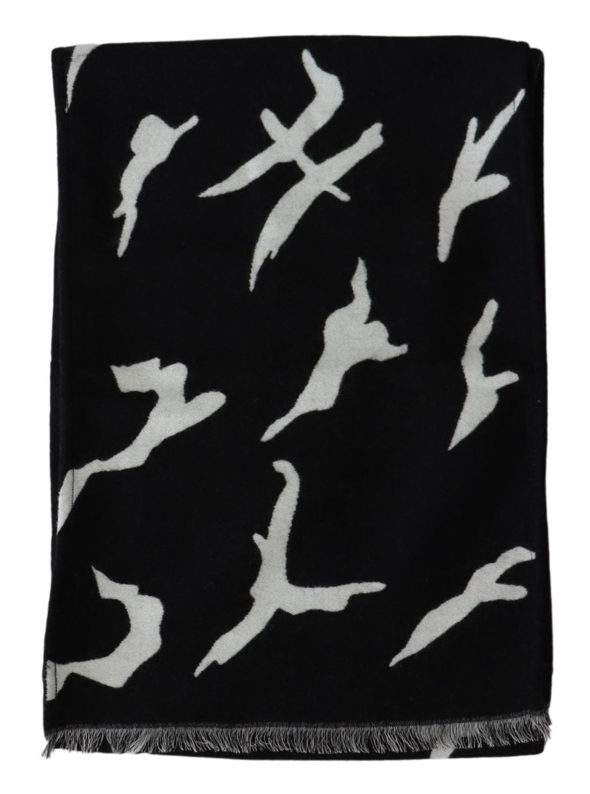 Givenchy noir blanc laine unisexe l'hiver écharpe chaude enveloppe