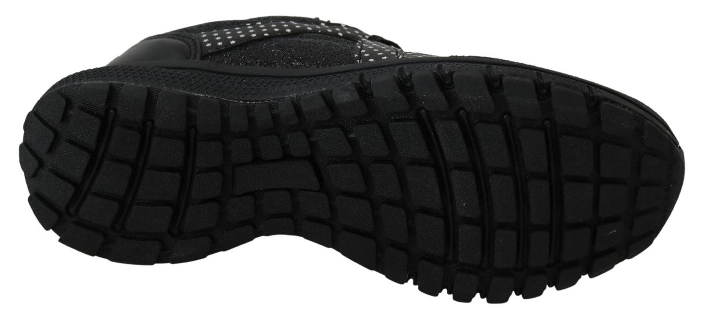 Philipp Plein Black Running Jasmines Sneaker Scarpe