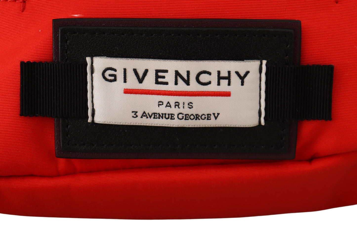 Givenchy rotes Polyamid in der Innenstadt großer Bum -Gürtelbeutel