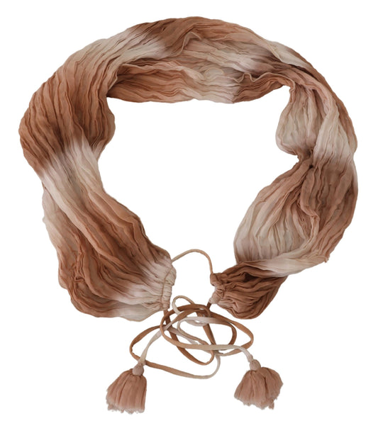 Ermanno scecto-sable de châle enveloppe de soie multicolore écharpe