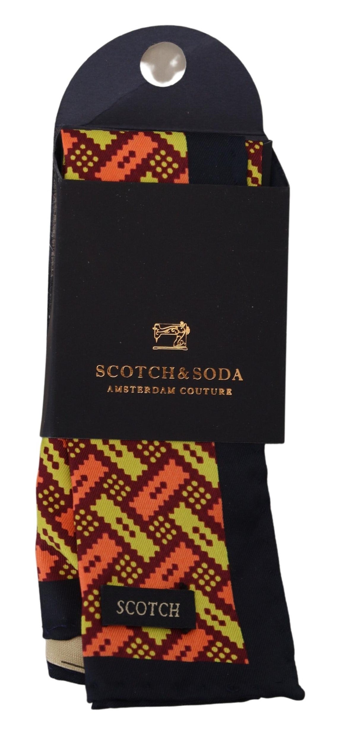 Scotch & Soda Multicolor Silk Square Taschentuch Schalel