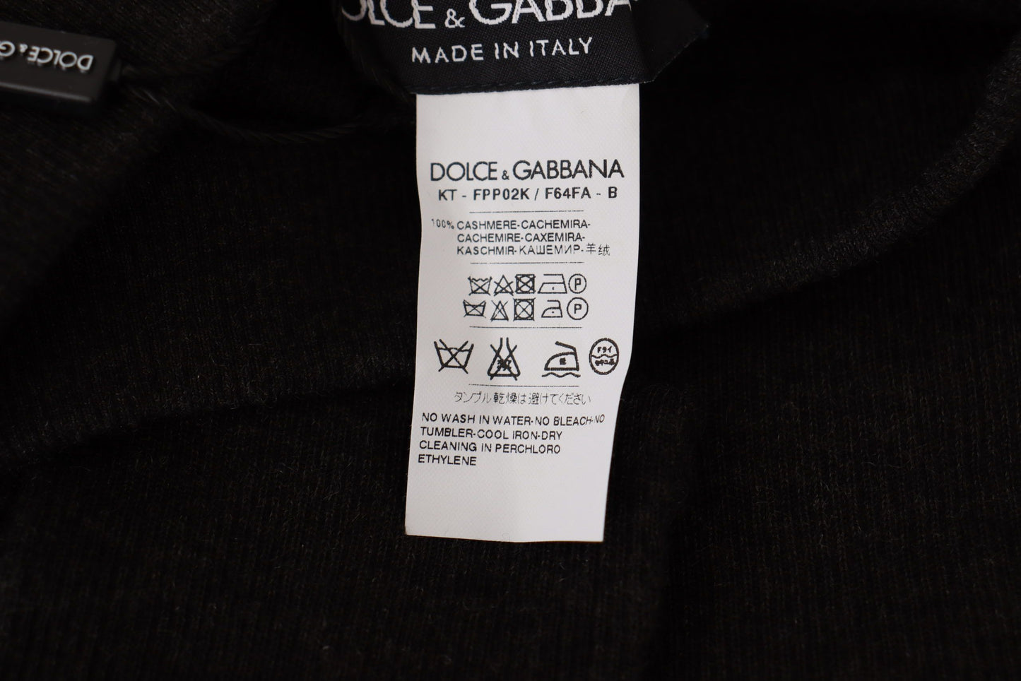 Dolce & Gabbana Grey Cashmere Strumpfhosen Strumpfhosen Socken ausgestattet