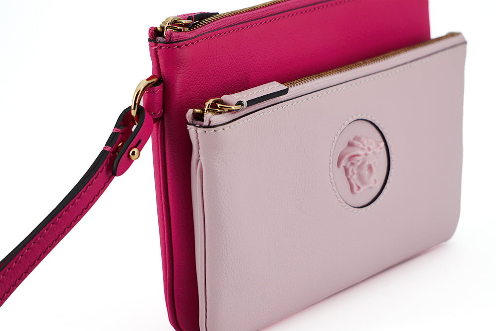 Versace Pink Waden -Ledertasche Tasche