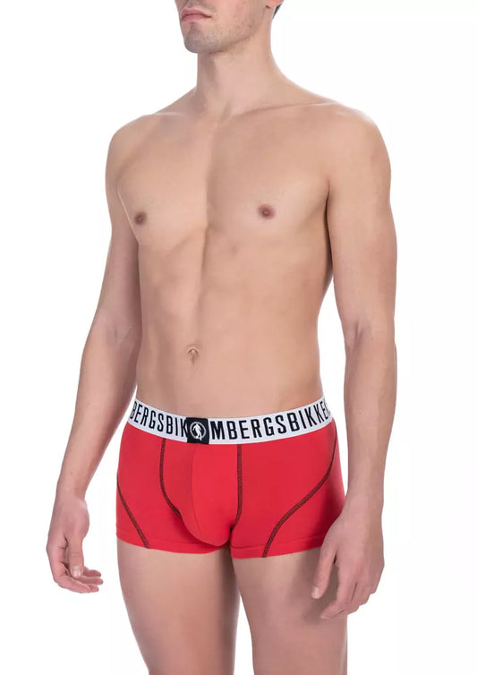 Bikkembergs sous-vêtements en coton rouge