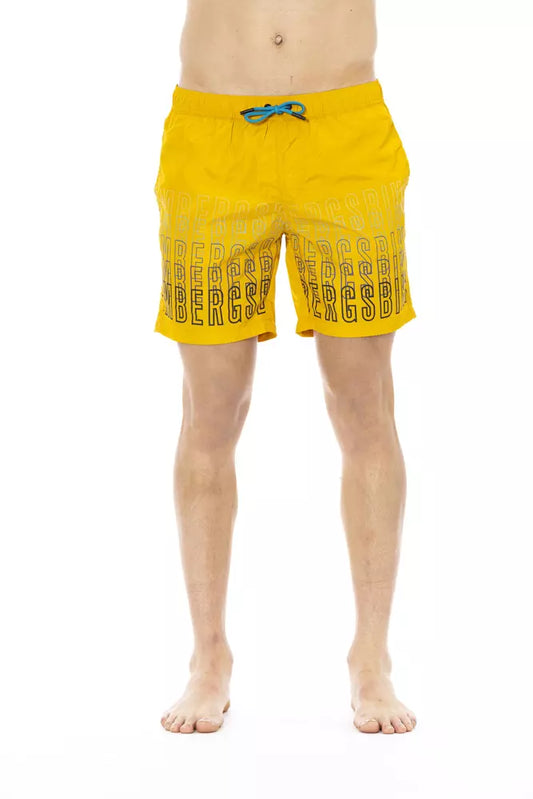 Bikkembergs en polyester jaune de maillots de bain