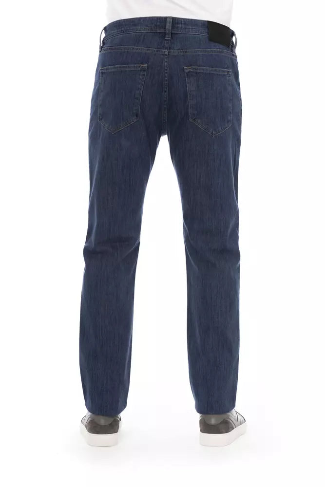 Baldininini Trend Blue Cotton Jeans & Pant