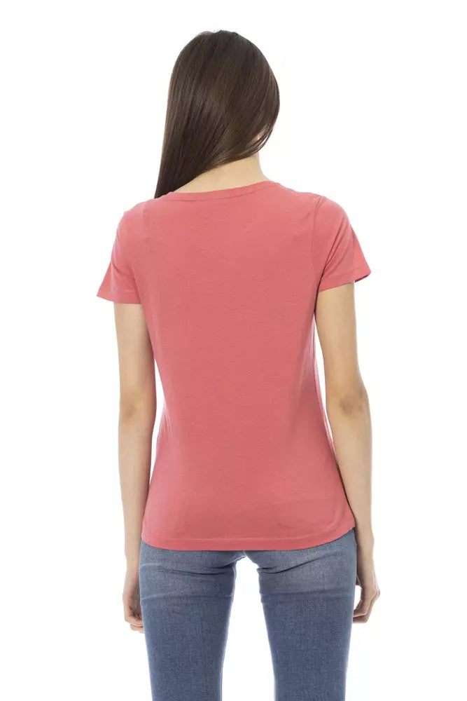 Trussardi Action Pink Baumwolltimen & T-Shirt