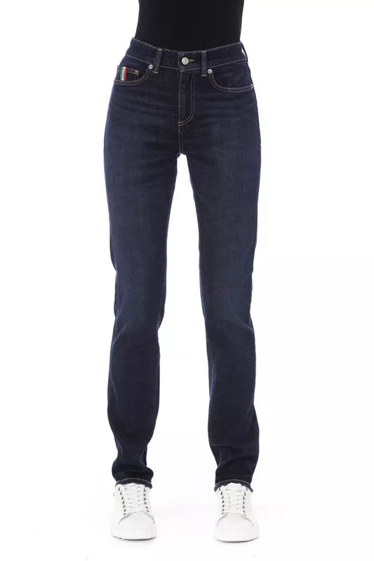 Baldininini Trend Blue Cotton Jeans & Pant