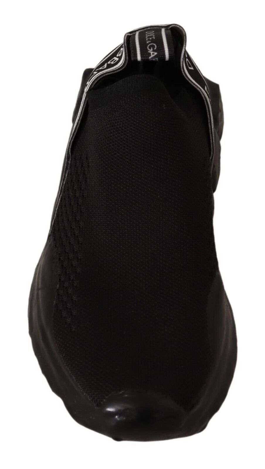 Dolce & Gabbana Black Slip on Women Low Top Sorrento Sneakers Scarpe