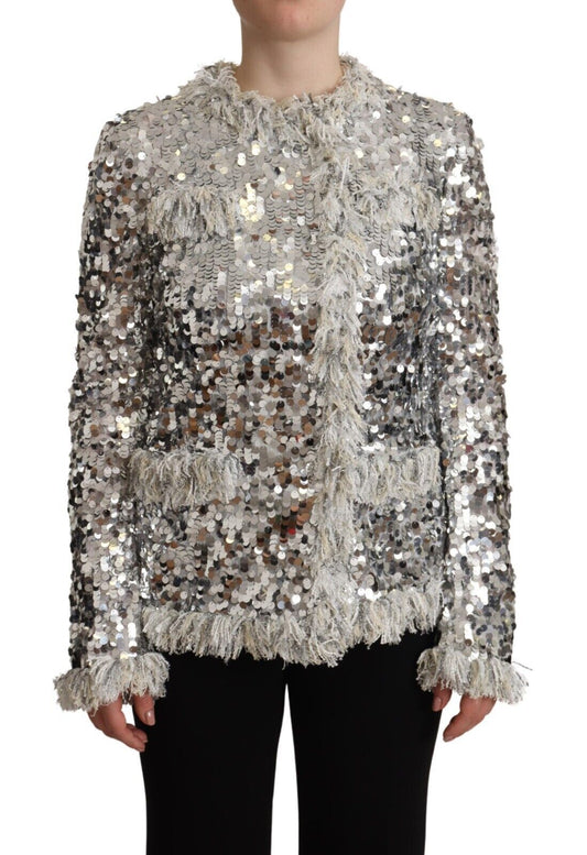 Giacca a maniche lunghe di Dolce & Gabbana Silver Wipple