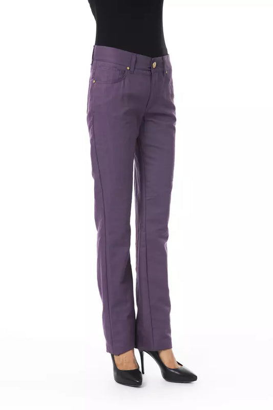 Byblos viola cotone jeans & pantal