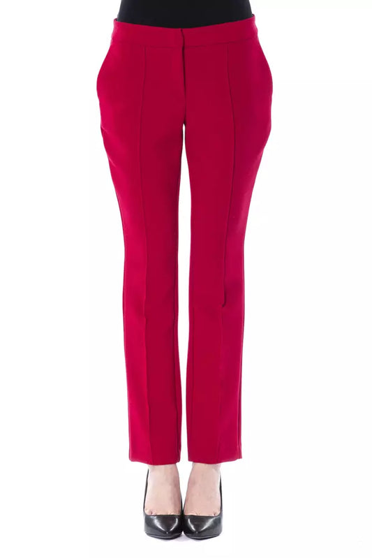 Byblos Fuchsia Polyester Jeans & Pant