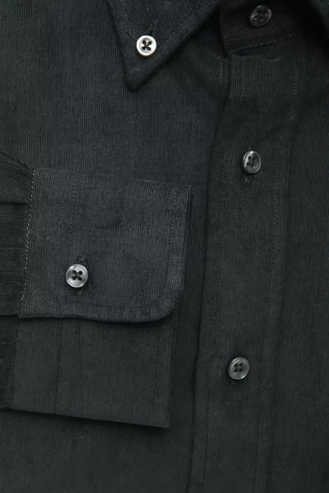 Camicia di cotone nera di Robert Friedman